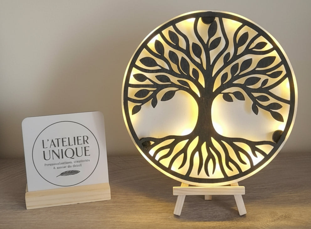 Arbre de vie lumineux – 100% fait main, 100% émotion