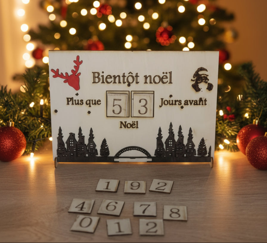 🎅 Compteur de jours avant Noël