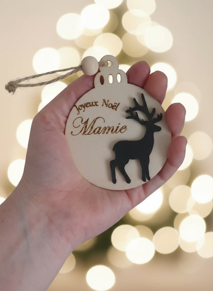 🎄 Boule de Noël en bois