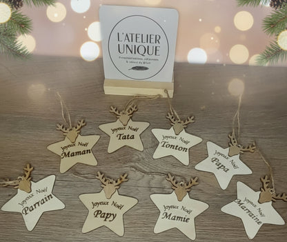 ⭐ Étoiles de Noël en bois  ⭐