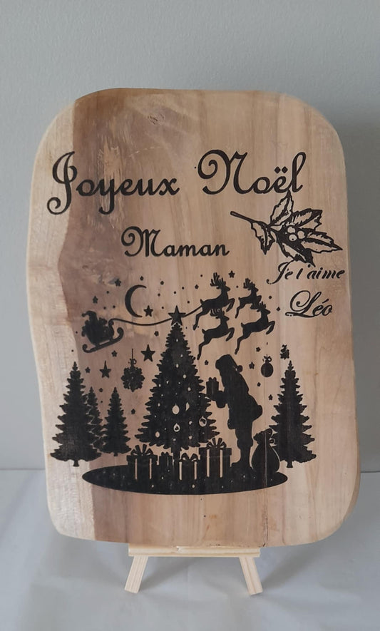 Planche de noël personnalisable